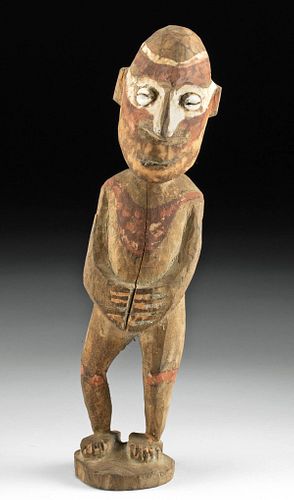 20th C. Papua New Guinea Wood Ancestor Figure
