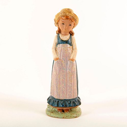 Nao by Lladro Figurine, Young Farm Girl