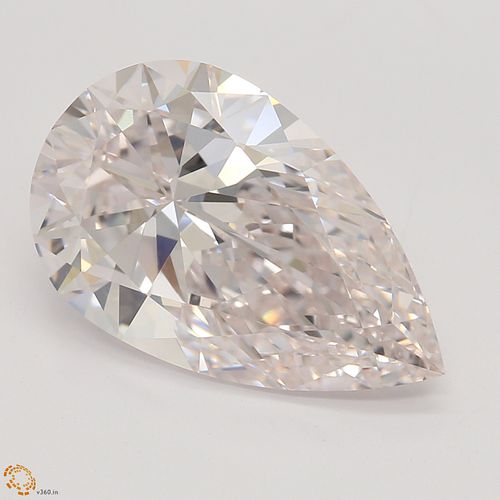 3.03 ct, Natural Very Light Pink Color, IF, Pear cut Diamond (GIA Graded), Unmounted, Appraised Value: $478,700 