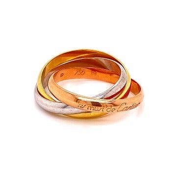 CARTIER Trinity 18k Gold Ring