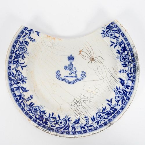 RMS CARPATHIA, SALVAGED FIRST CLASS PLATE