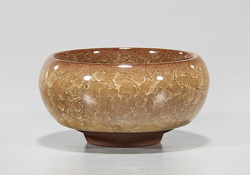 Ceramic Crackle Glazed Celadon Colored Waterpot