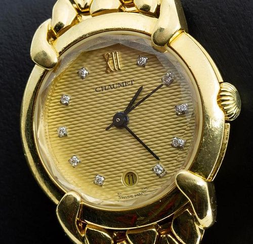 Chaumet Diamond wristwatch, 18k gold