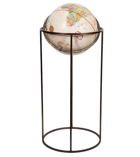 Paul McCobb Style Replogle Globe on Stand