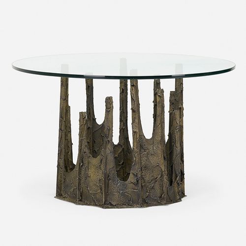 Paul Evans, Sculpted Bronze dining table