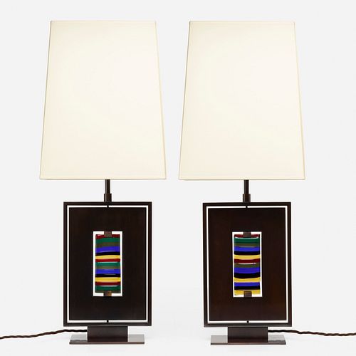 Roberto Giulio Rida, Table lamps, pair