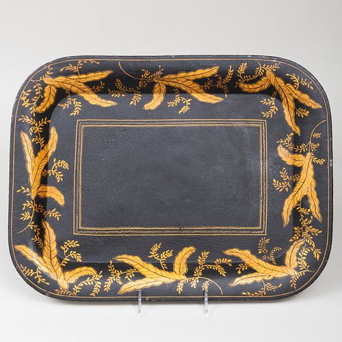 Small English Painted TÃ´le Tray