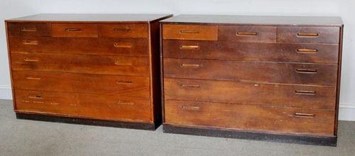 Early Pair of Edward Wormley for Dunbar Chests.