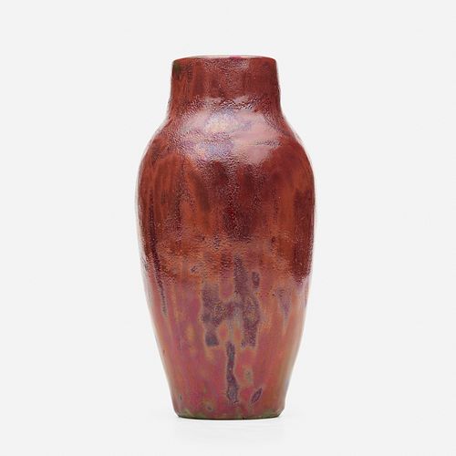 Hugh C. Robertson for Dedham Pottery, Experimental oxblood vase