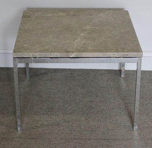 Midcentury Florence Knoll Marble Top Coffee Table.