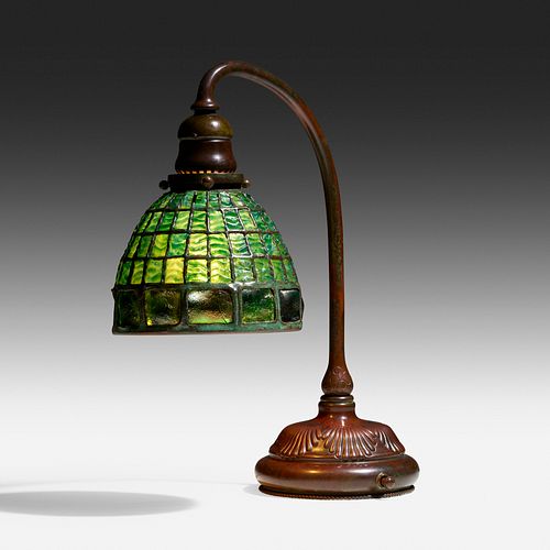 Tiffany Studios, Turtleback tile desk lamp