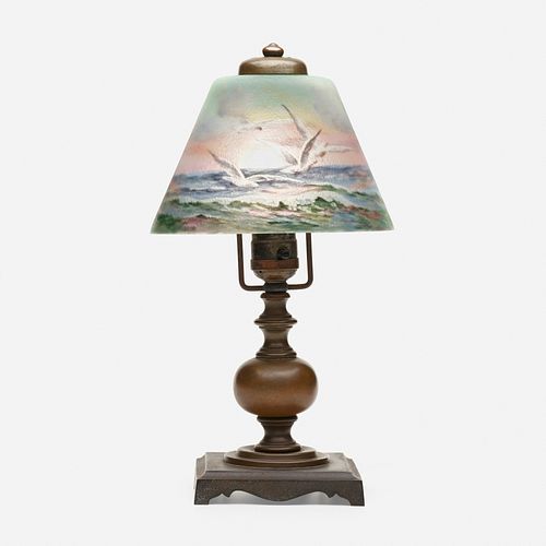Handel, Boudoir lamp with seagulls