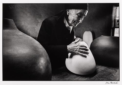 Dan Budnik (American, 1933-2020)

Georgia O'Keeffe at the Ghost Ranch with Pots by Juan Hamilton, New Mexico, 1975, printed by Joseph Jankovsky 2003. 