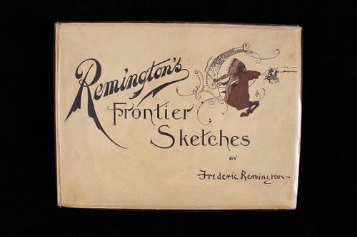 1898 1st Ed. Remington's Frontier Sketches