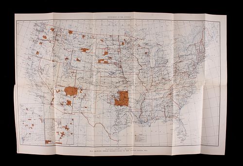 1915 Department of Interior US Indian Reservations
