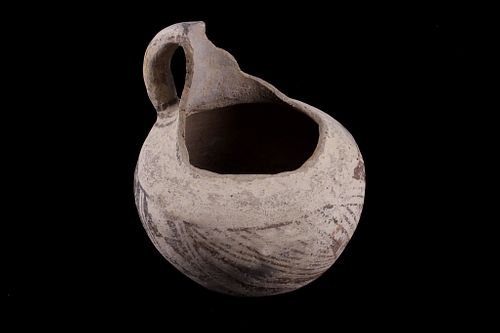 Pre Historic Anasazi Black Mesa Pottery Vessel