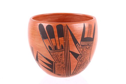 Hopi Acoma Pueblo Stella Huma Pottery Jar