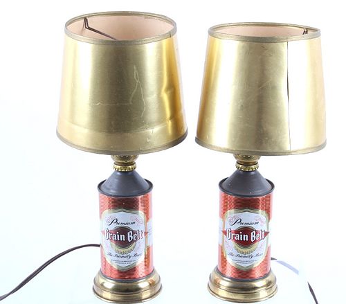 Original Cone Top Grain Belt Beer Can Lamps