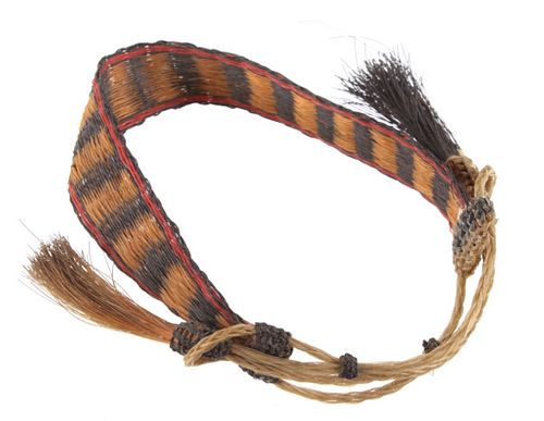 Northern Plains Braided Horsehair Arm Cuff 1800's