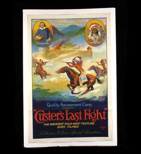 1912 Quality Amusement Corp "Custer's Last Stand"