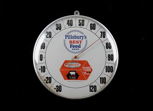 Pillsbury Best Feed Bubble Glass Thermometer