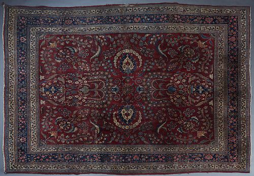 Oriental Sarouk Carpet, 9' x 12' 5.