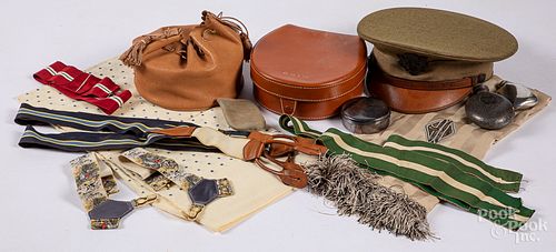 Horstmann military hat and accessories.