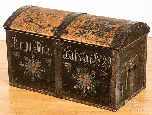 Painted pine immigrants chest