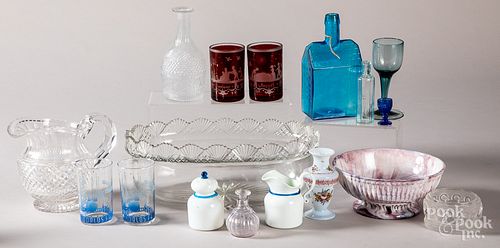 Group of decorative glass.