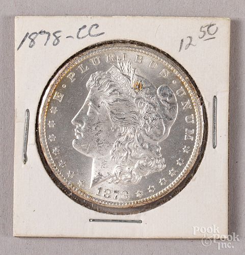 1878-CC Carson City silver dollar.