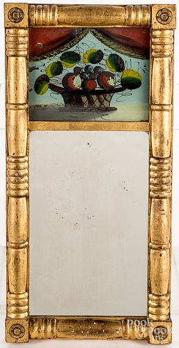 Sheraton giltwood mirror