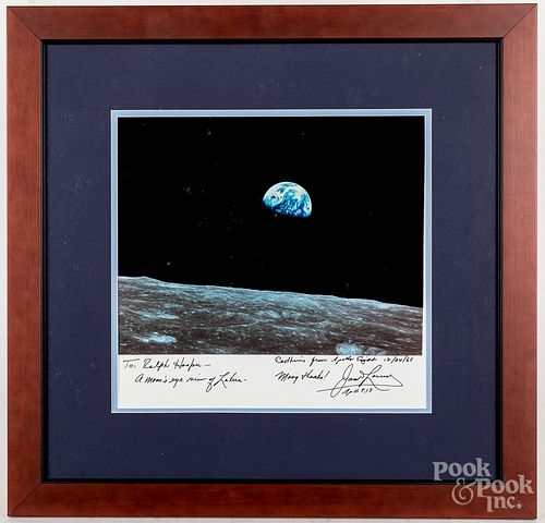 Astronaut Jim Lovell signed photograph