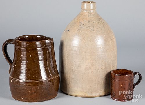 Three-gallon stoneware jug