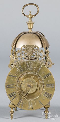 Reproduction brass lantern clock