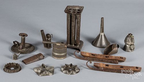 Group of tinware