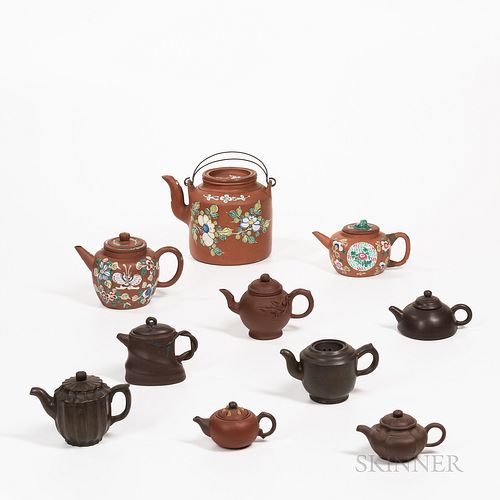 Ten Yixing Teapots