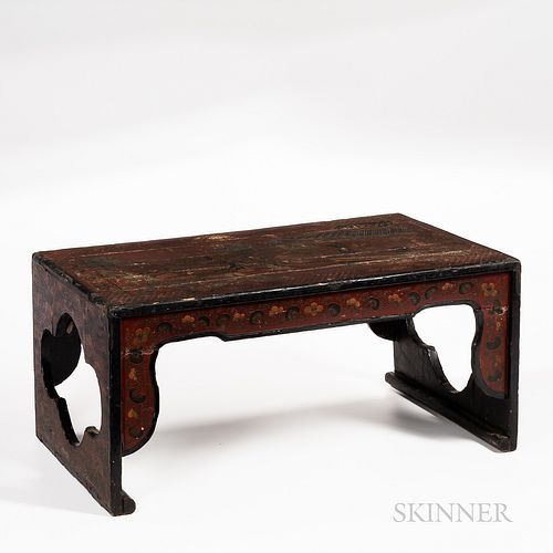 Painted Lacquer Kang Table