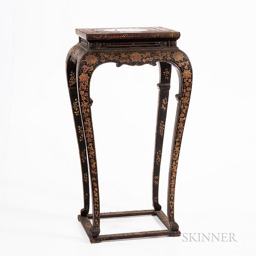 Gilt-decorated Lacquer Stand