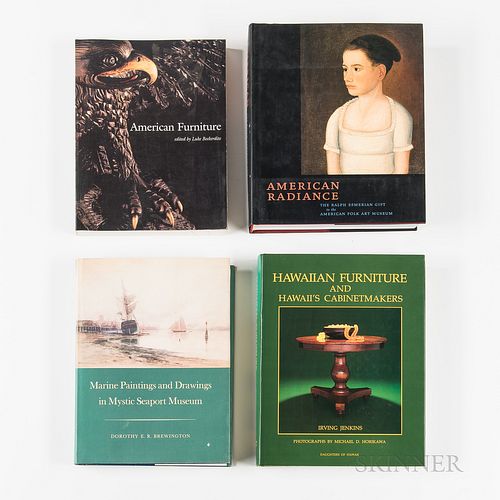 Large Collection of Reference Books, Catalogs, and Monographs on Pottery, Porcelain, Textiles, and American Decorative Arts