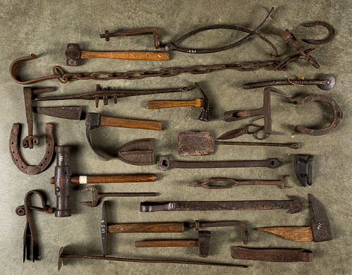 Miscellaneous iron tools