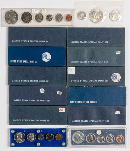 Eleven 1966 and 1967 Special Mint sets, etc.