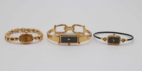 Gucci 1500 Gold Plated Ladies Petite Wristwatch