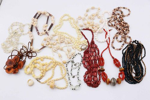 Eleven Beaded Necklaces