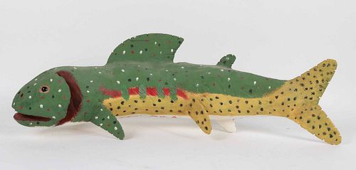 Felipe Archuleta, Carved and Painted Trout