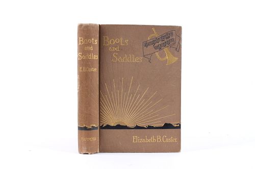 1885 1st Ed. Boots and Saddles by Elizabeth Custer