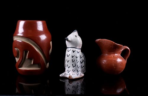 Acoma Pueblo Pottery Vessels & Effigy Collection