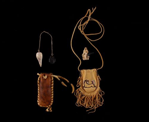 Native American Medicine Bags With Talisman