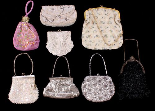 1920's-30's Mesh and Beaded Flapper Style Purses