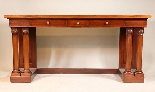 George III Style Mahogany Sideboard Table
