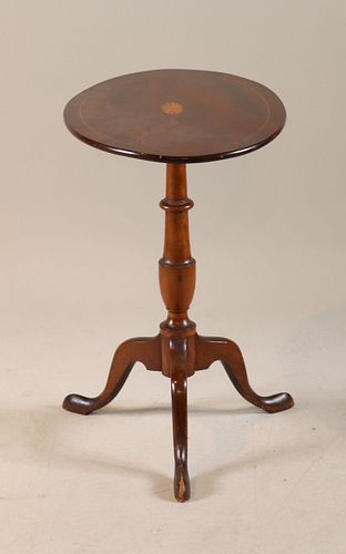 Federal Style Mahogany Tilt-Top Candlestand